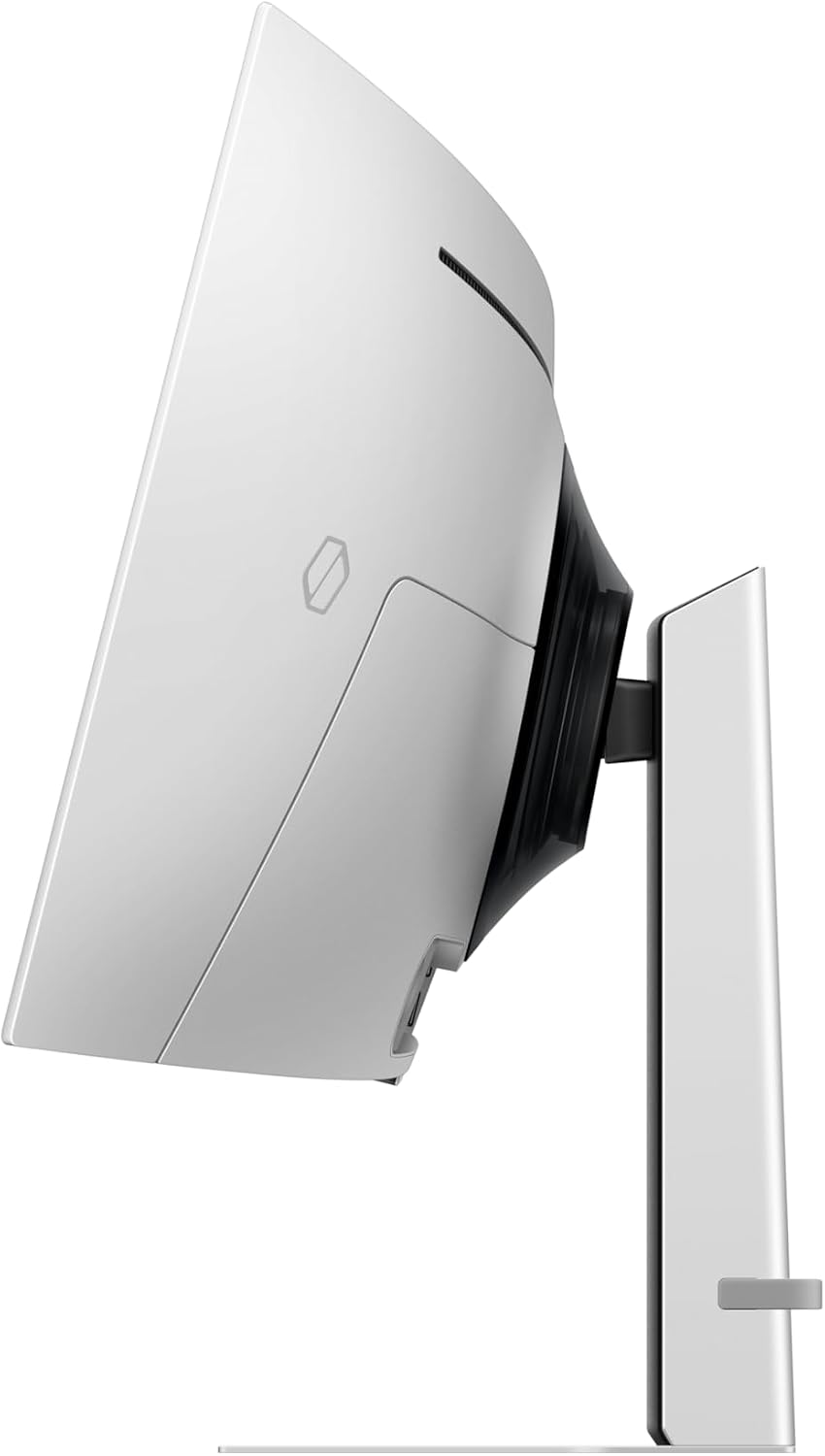 Samsung 49" Gaming Monitor G9 (G91SD) Odyssey OLED Dual QHD (5120 x 1440) 144Hz Refresh Rate 0.03Ms Response Time, NVIDIA G-Sync Compatible, Height Adjustable, Silver(Amazon Exclusive)