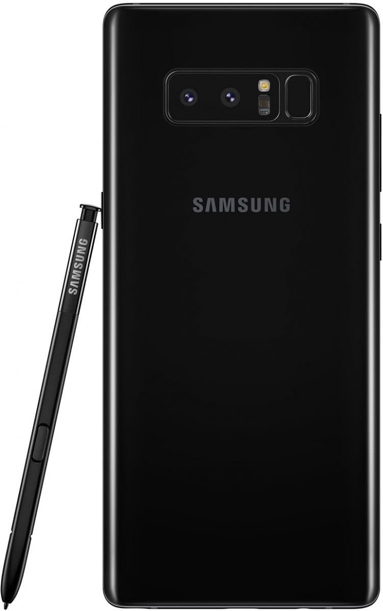 Samsung Galaxy Note 8 - 64GB, 6GB RAM, 4G LTE, Midnight Black(Renewed)
