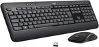 Logitech MK540 Keyboard and Mouse Combo — Black