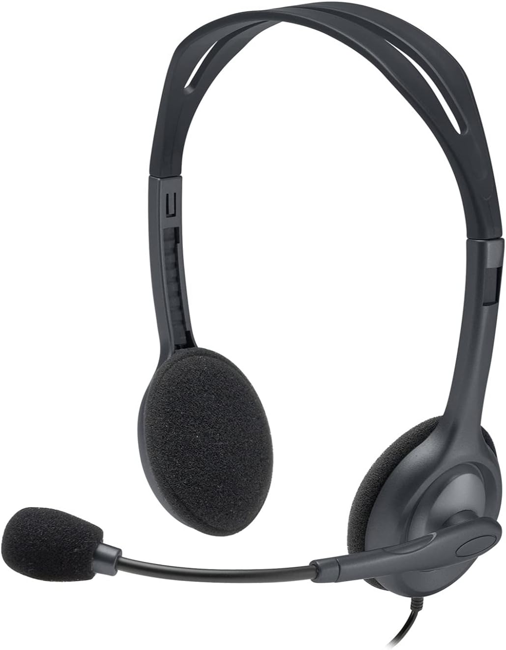Logitech H111 Headset — Black/Silver