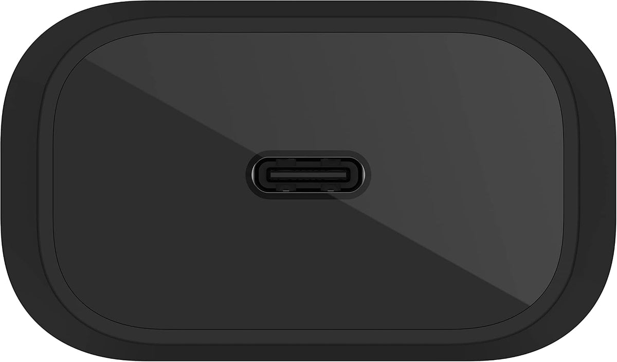 Belkin BoostCharge 25W Wall Charger with PPS, USB Plug with USB-C Power Delivery, Fast Travel USB Charger for iPhone 17, Air, Samsung Galaxy S25, iPad, Pixel, tablets and more - Black
