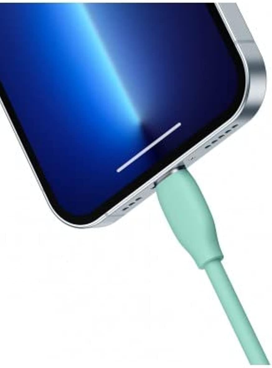 Baseus Jelly Liquid Silica Gel Fast Charging Data Cable Type-C to iP 20W 1.2m Green — Green