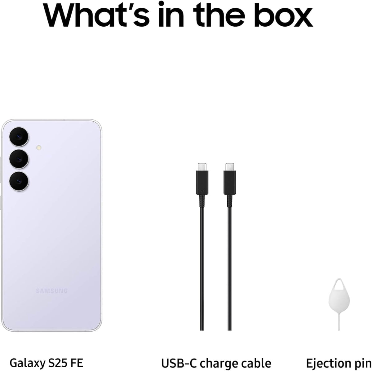 Samsung Galaxy S25 FE (2025), 256GB AI Smartphone, Large Display, 4900mAh Battery, High Res-Camera, AI Photo Edits Icyblue- International Version