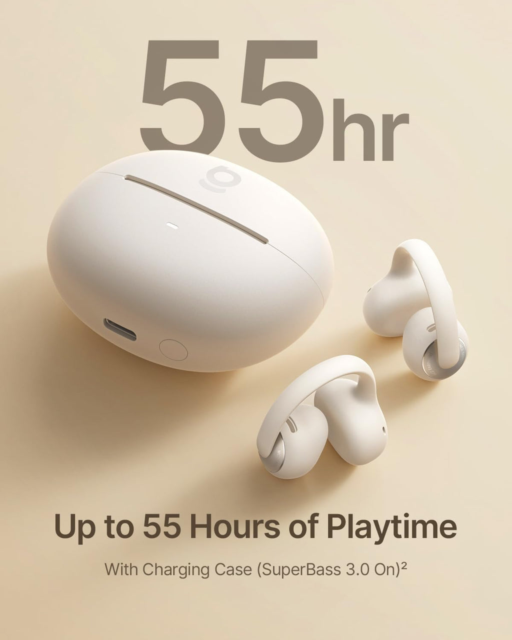 Baseus Bowie MC2 Open-Ear Earbuds — White