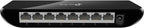 TP-Link 8 Port Gigabit Ethernet Network Switch | Plug and Play | Desktop or Wall-Mount | Plastic Case Ethernet Splitter | Fanless | Traffic Optimization | Unmanaged (TL-SG1008D),Black