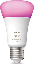 Philips Hue White & Colour Ambiance A60 E27 11W Smart LED Bulb,929002468801 — White and Colour Ambiance
