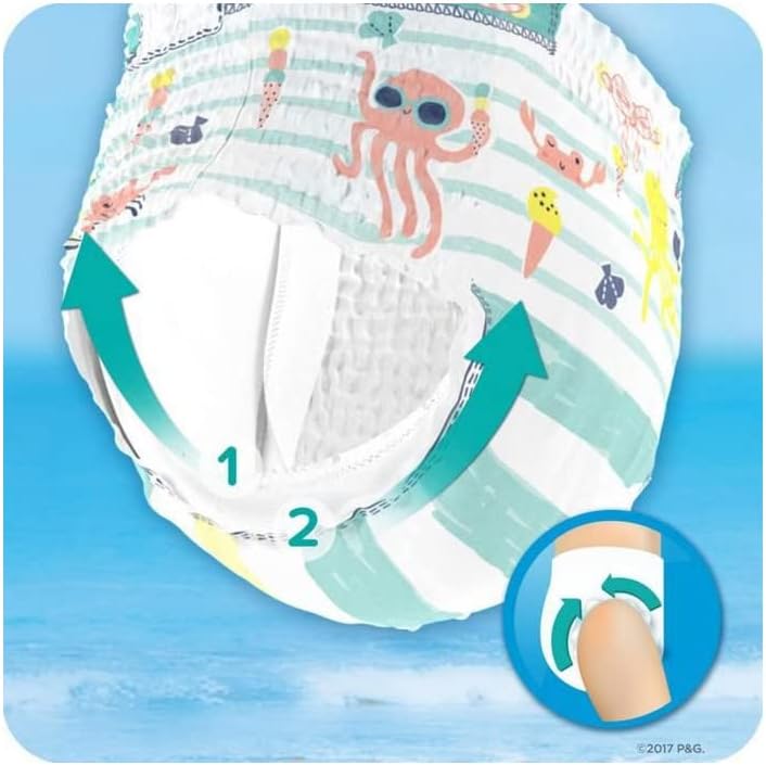 Pampers swim diapers, splash size 5-6, carry pack 1 pack