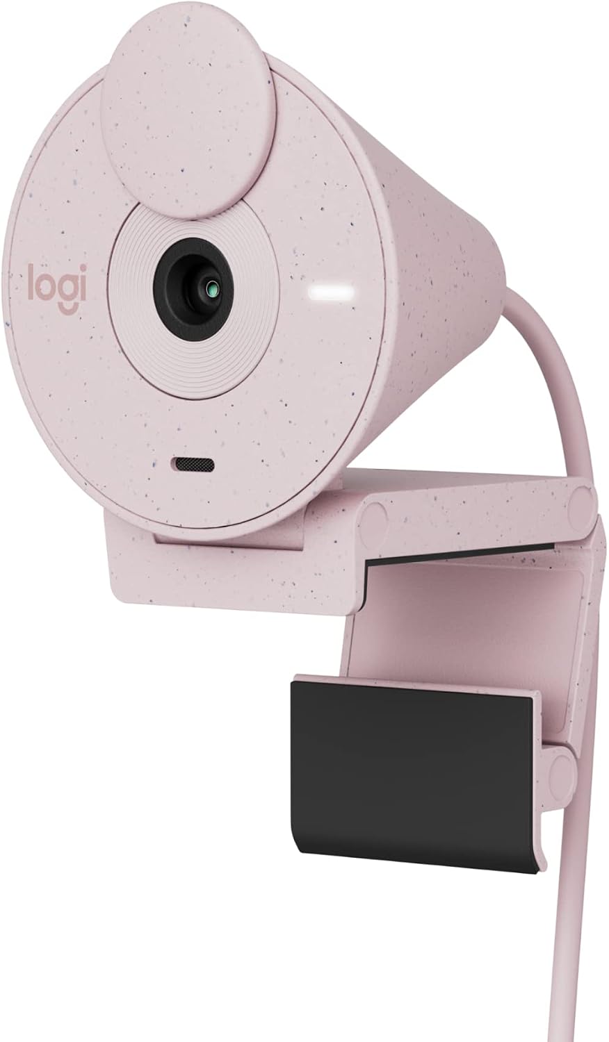 Logitech BRIO 300 Webcam — Rose