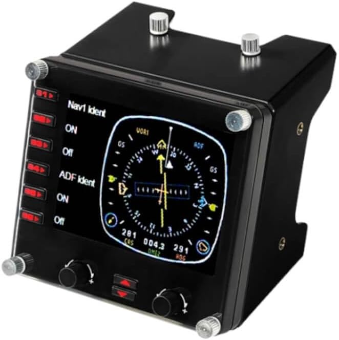 Logitech G Flight Instrument Panel — Black/White