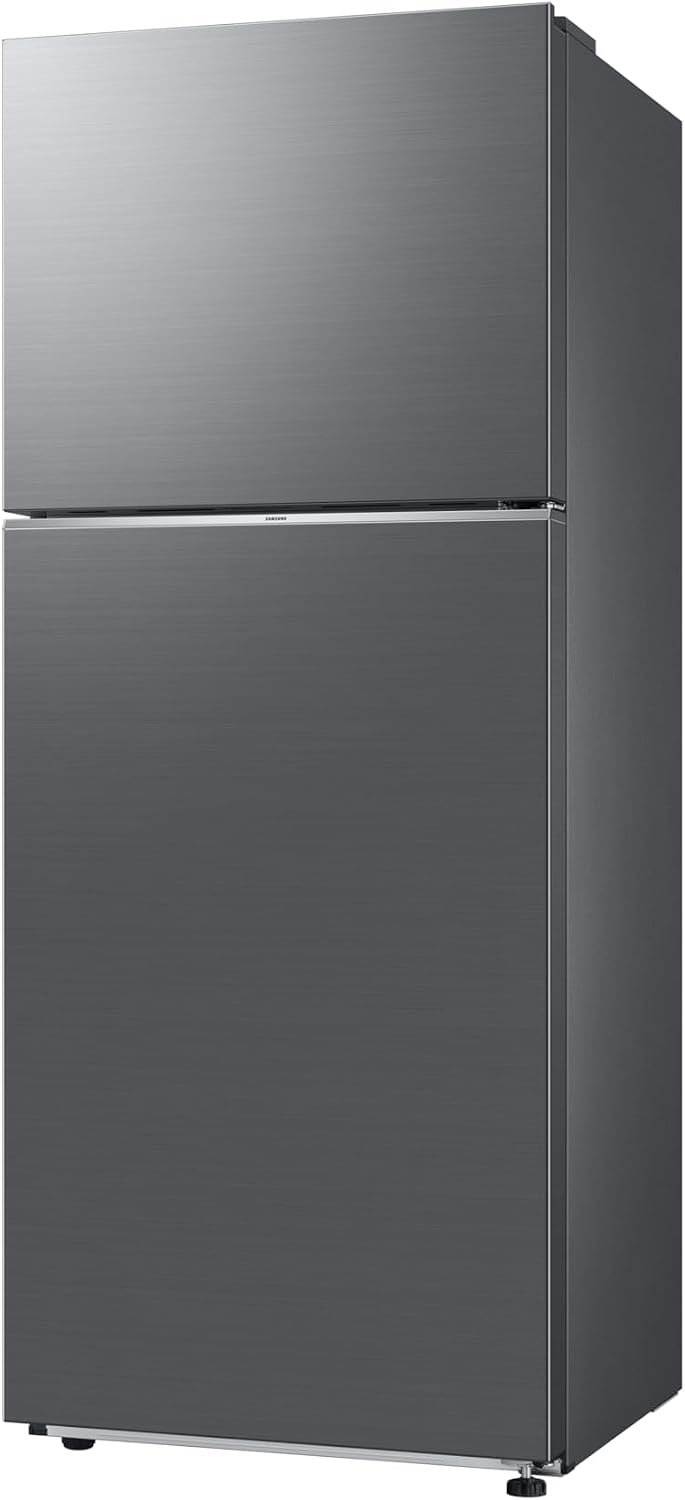 Samsung Top Mount Freezer Refrigerator with Optimal Fresh+, SpaceMax™, 388 L Net, Silver RT50CG6404S9A - (UAE version) 10-Year Compressor Warranty