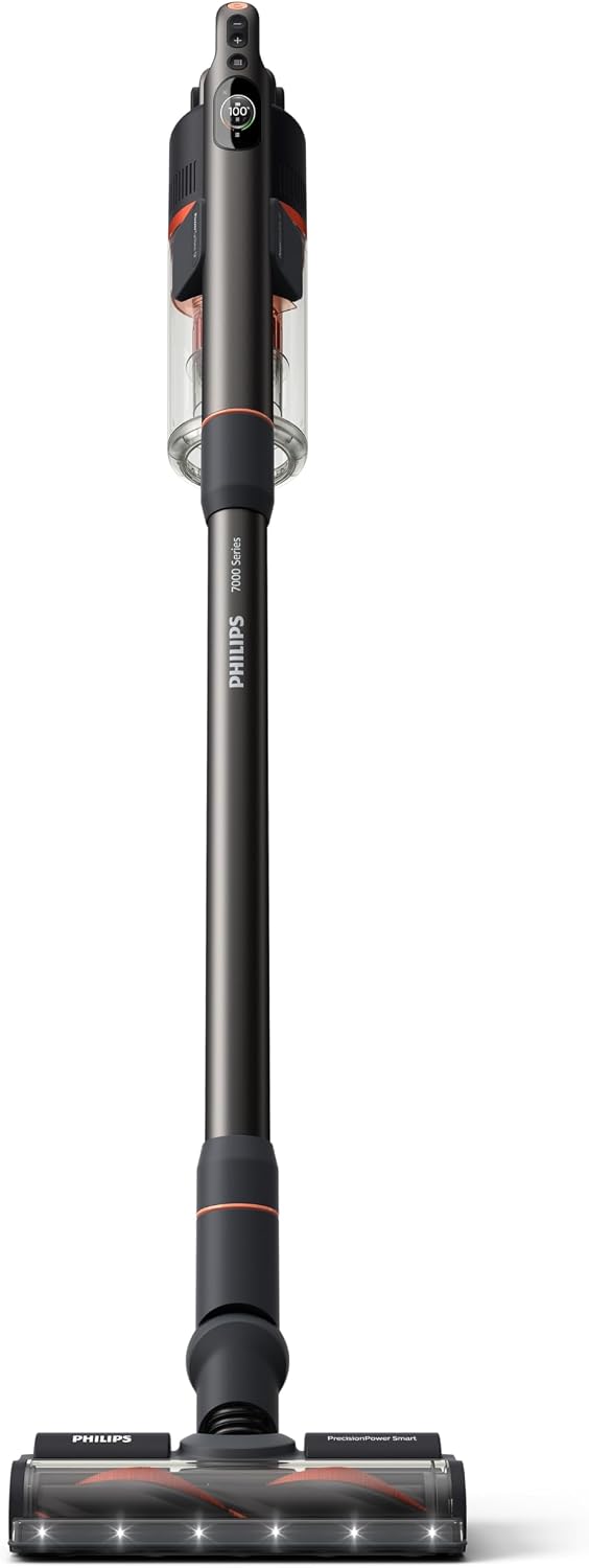 Philips Cordless Stick Vacuum Pet, 25.2V, 1080L/Min Airflow, 80 Min Runtime — Coral Mood