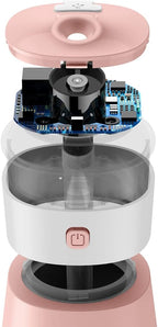 Baseus Mini Car USB Humidifier 380ml — Pink
