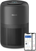 Philips 900 Series Air Purifier, HEPA NanoProtect + Activated Carbon Filter, CADR 250m³/h for 65m2, Quiet, Smart and Energy Efficient (AC0951/13) — Charcoal Grey
