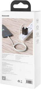 Baseus Cafule Metal USB-C to Lightning Cable 20W — 1m — White