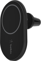 Belkin BoostCharge Wireless Charger, Magnetic Car Charger, Phone Mount Holder Compatible with MagSafe Enabled iPhone 16, 15, 14, 13, 12, Mini, Plus, Pro, Pro Max and More (Cable and Charger Included)