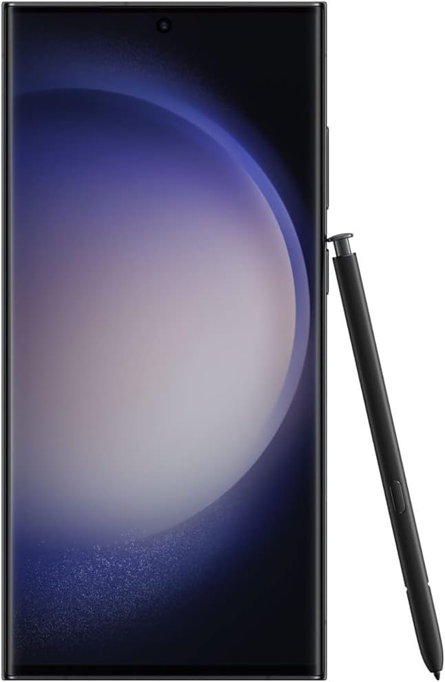 Samsung Galaxy S23 Ultra 5G SM-S918B/DS 512GB 12GB RAM, 200 MP Camera, Factory Unlocked International Model (Phantom Black)