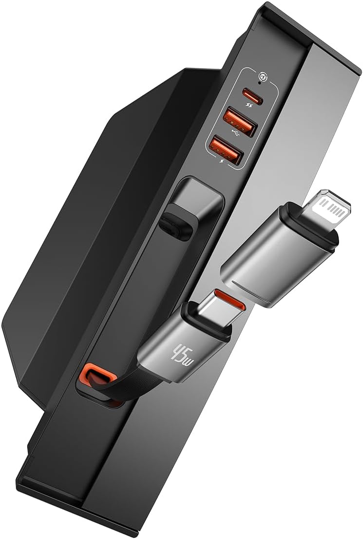 Baseus Hub Docking Station T-Space for Tesla Car — Black