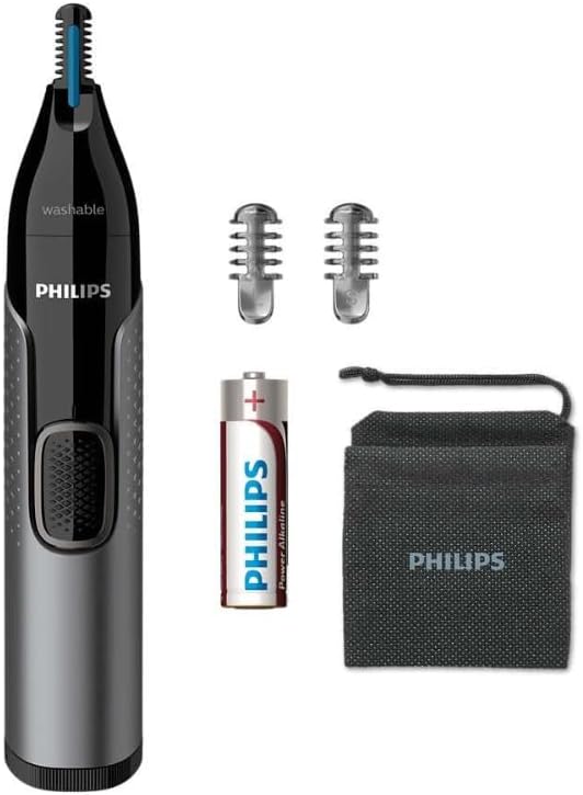 Philips, Nose Trimmer series NT3000, Black/Silver, NT3650/16 — black / black
