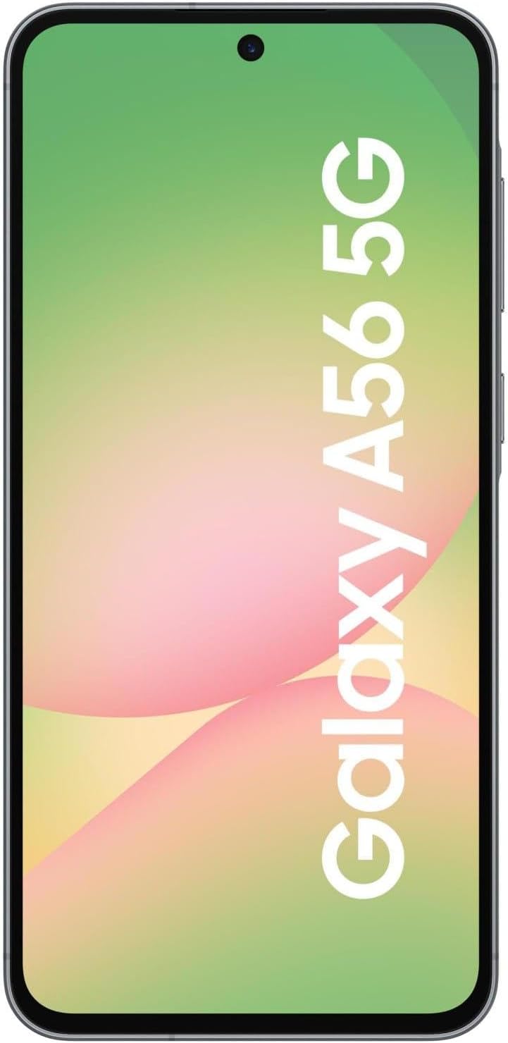 Samsung Galaxy A56 Enterprise Edition Dual-SIM 128GB Storage, 8GB RAM 5G SmartPhone (Awesome Graphite) - International Version