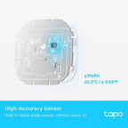 Tapo TP-Link Digital Hygrometer Thermometer T315 Smart Temperature & Humidity Monitor | Real Time | Home Automation | Free Data Storage & Visual Graphs | Hub Required