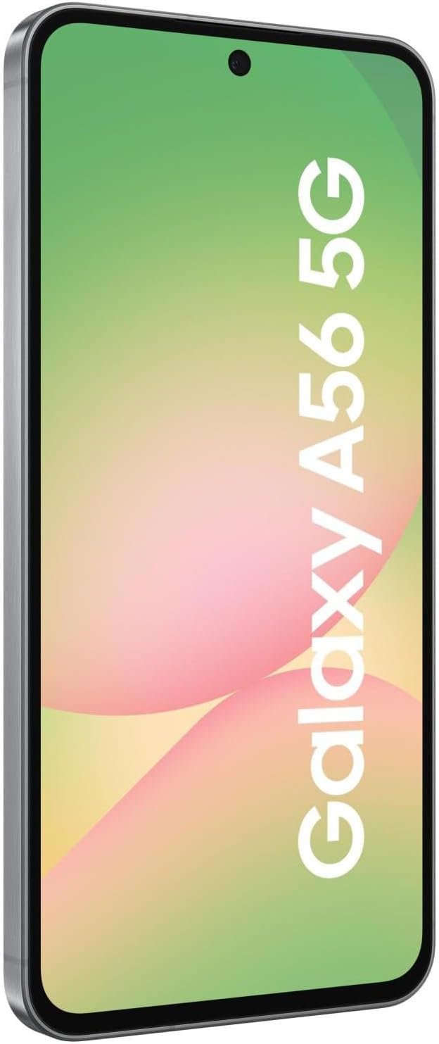Samsung Galaxy A56 Enterprise Edition Dual-SIM 128GB Storage, 8GB RAM 5G SmartPhone (Awesome Graphite) - International Version