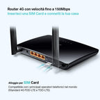 TP-Link WiFi Router 3p 10-100 4g N300