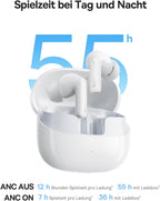 Baseus Bass EP10 Pro Noise-Cancelling Earbuds — White