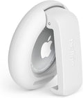 Belkin AirTag Case with Clip, Secure Holder Protective Cover Key Chain, Key Ring for Apple AirTag with Scratch Resistance Accessory – White