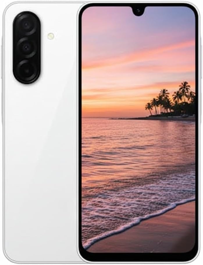 Samsung Galaxy A26 Dual-SIM 256GB ROM + 8GB RAM (GSM Only | No CDMA) Factory Unlocked 5G Smartphone (White) - International Version