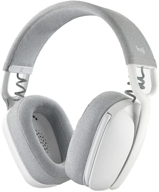 Logitech Zone Vibe 100 Headset — Off White