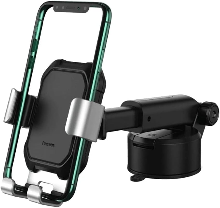 Baseus Tank Gravity Car Phone Holder with Suction Base — Black