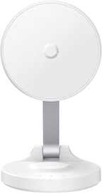 Baseus MagPro Series Magnetic Car Phone Holder, 180° Adjustable Magnetic Phone Holder Mount, Multi-Purpose Foldable Mobile Phone Stand — 180°-Foldable-MagPro — White