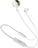 JBL Tune 205BT Wireless In-Ear Headphones — White/Gold