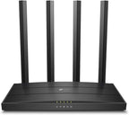 TP Link AC1900 Smart WiFi Router Archer C80 High Speed MU MIMO Wireless Router, Dual Band, Gigabit Beamforming, Smart Connect, Parental Controls, Black