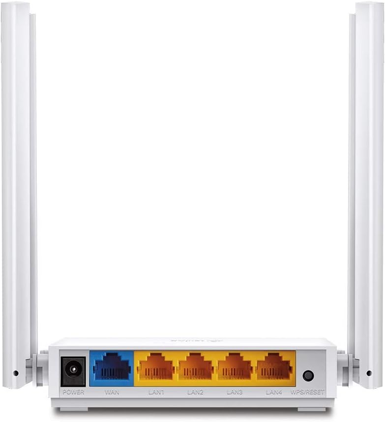 TP Link AC750 WiFi Router Archer C24 Dual Band Wireless Internet Router, 4 External Antennas Multi Mode 3 in 1 Parental Controls, White