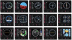 Logitech G Flight Instrument Panel — Black/White