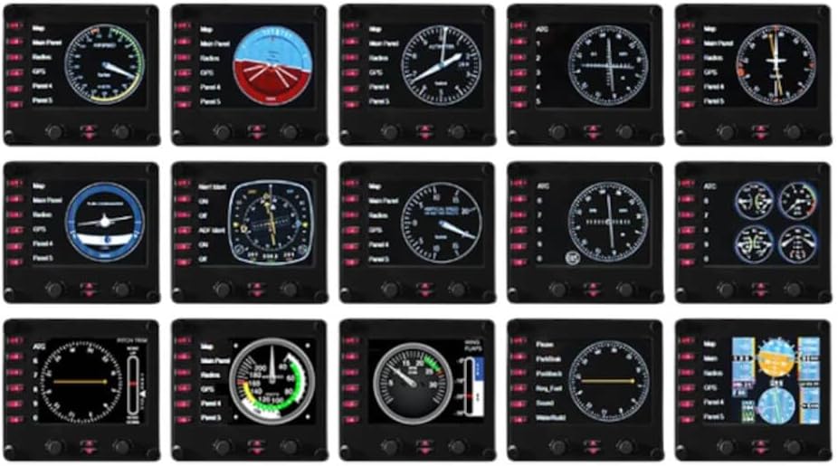 Logitech G Flight Instrument Panel — Black/White