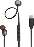 JBL Tune 310C USB-C Wired In-Ear Headphones — Black