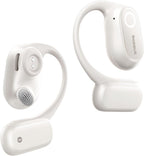 Baseus Bowie MF1 Open-Ear Headphones Bluetooth, Directional Acoustics, Powerful Bass, Ultralight, IPX4 Waterproof, ENC Microphones — White
