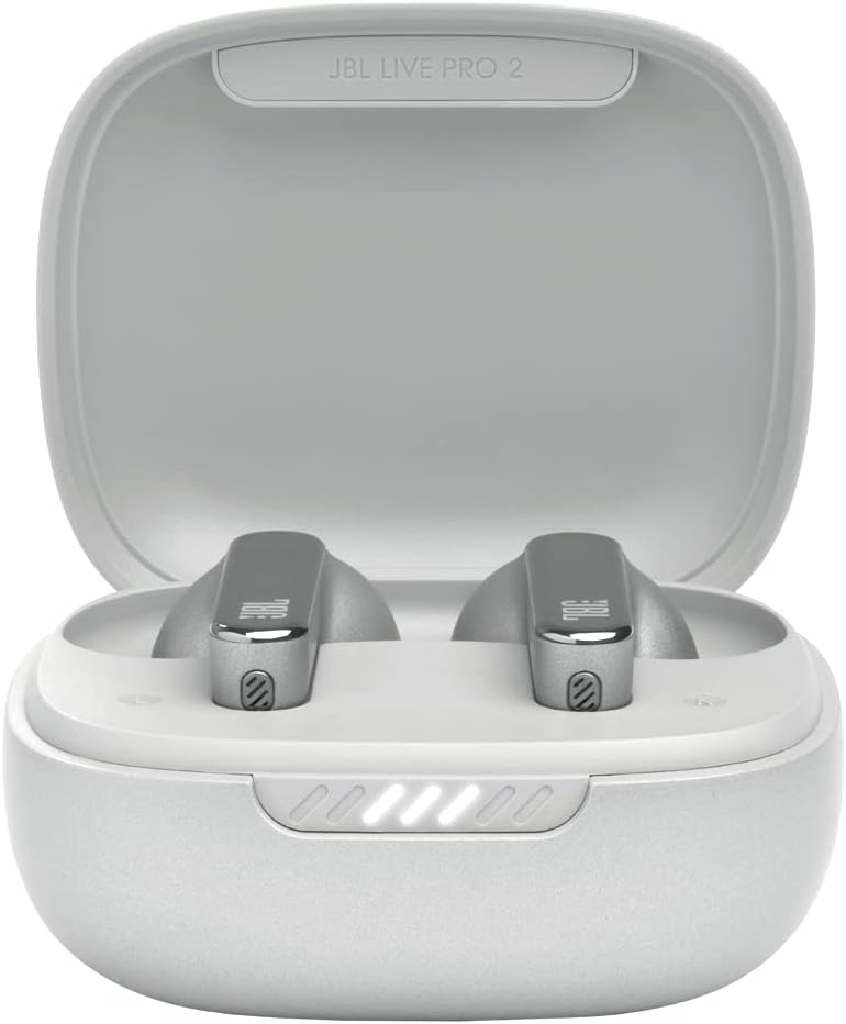 JBL Live Pro 2 True Wireless Earbuds — Silver