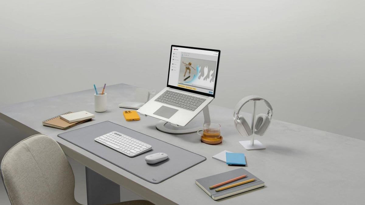 Logitech M350S Wireless Mouse — White