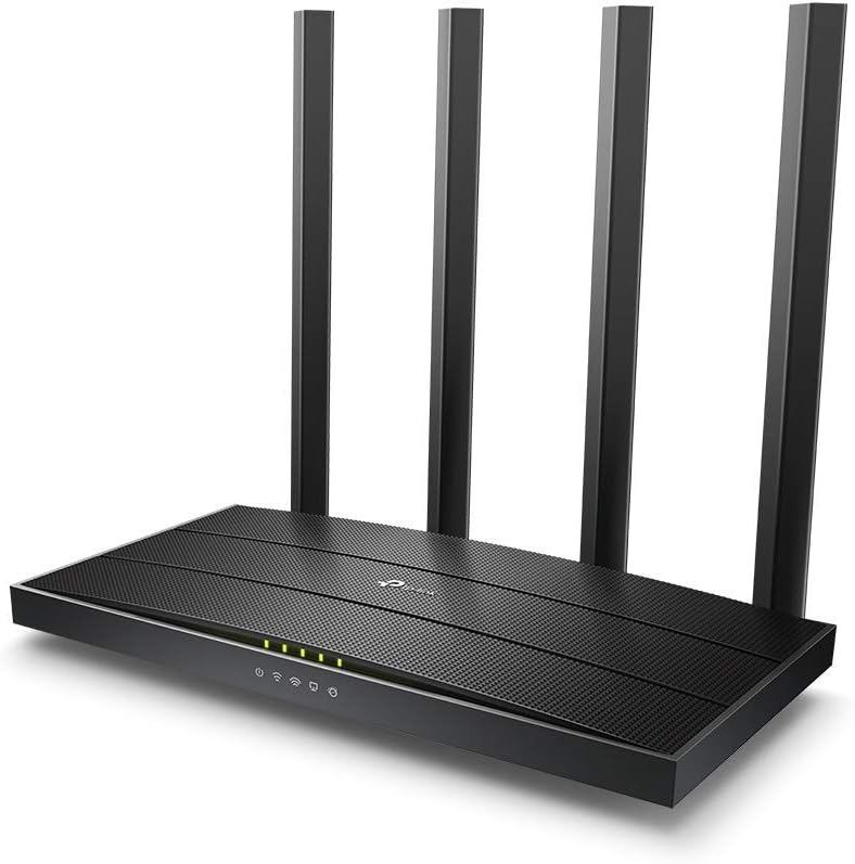 TP-Link AC1200 Wireless Dual Band Wi-Fi Router - Speed Up to 867 Mbps/5 GHz + 300 Mbps/2.4 GHz, 4+1 Gigabit Ports, Dual-Core CPU, Parental Control, Easy setup (Archer C6)
