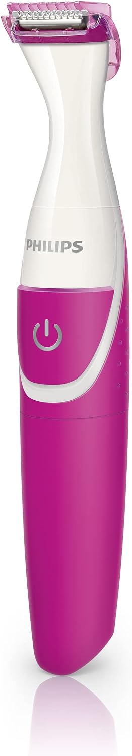 Philips Women's Cordless Trimmer (BRT381/15) — White/ Pink