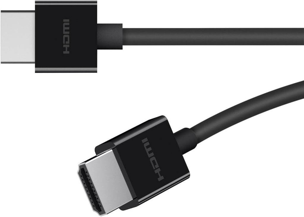 Belkin Ultra High Speed Premium HDMI 2.1 Cable, 4K/ Dolby Vision HDR, Optimal Viewing For Apple TV, 2m/ 6.6ft Black, AV10175bt2MBKV2