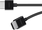 Belkin Ultra High Speed Premium HDMI 2.1 Cable, 4K/ Dolby Vision HDR, Optimal Viewing For Apple TV, 2m/ 6.6ft Black, AV10175bt2MBKV2