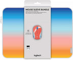 Logitech M187 Mini Mouse and 14-inch Sleeve Bundle — Blue Sunset