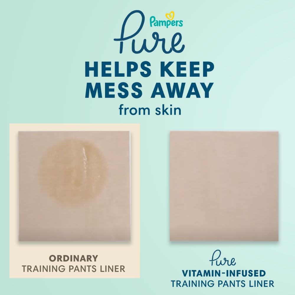 Pampers Pure Protection Training Underwear Size 4 2T-3T 60 Count