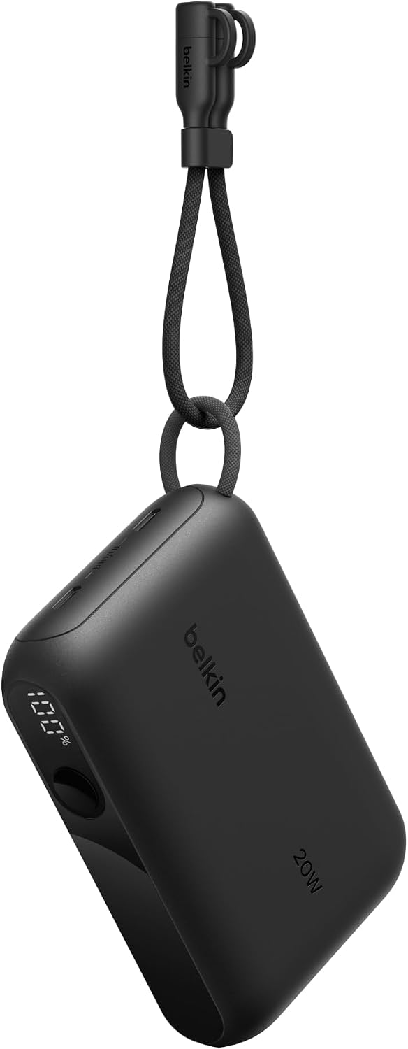 Belkin BoostCharge 10000mAh Power Bank with Digital Battery Display - Black