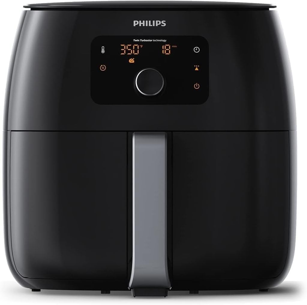 Philips Premium Airfryer XXL with Fat Removal Technology, 3lb/7qt, Black, HD9650/96 — Black