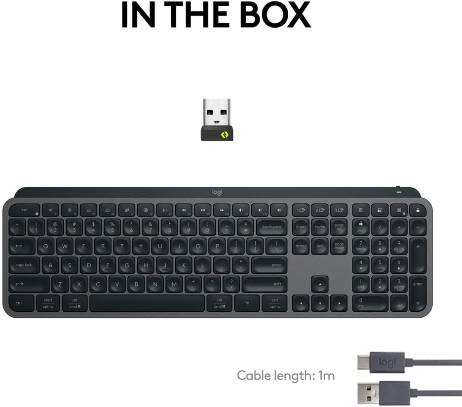 Logitech MX Keys S Keyboard — Graphite